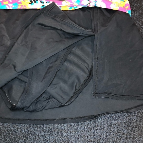 ANA A New Approach Black & Multi-Colored Floral Bikini Size 10 - Picture 10 of 13